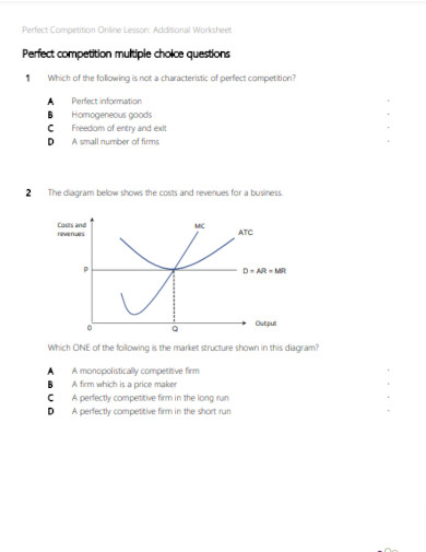 case study on perfect competition pdf