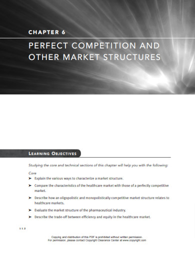 perfect competition and other market structures