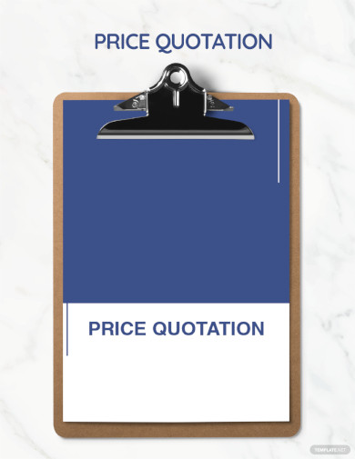 Price Quotation Template