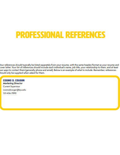 29+ Job Reference Examples in Outlook, Google Docs, Word, Apple Pages ...