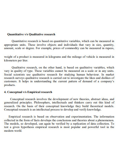 quantitative research paper conclusion