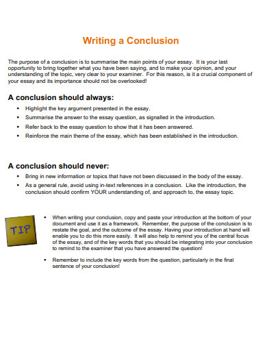 what to include in a research paper conclusion