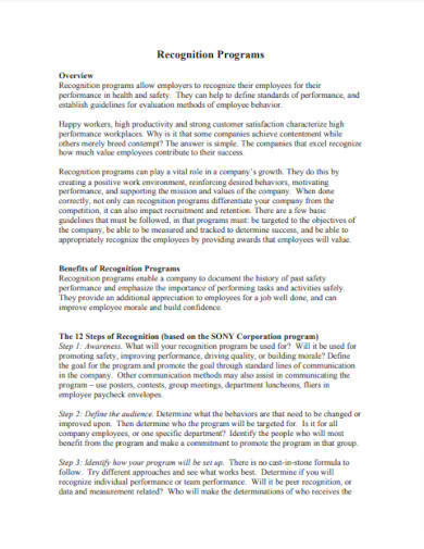 Employee Recognition - 34+ Examples, Format, How to Write, PDF