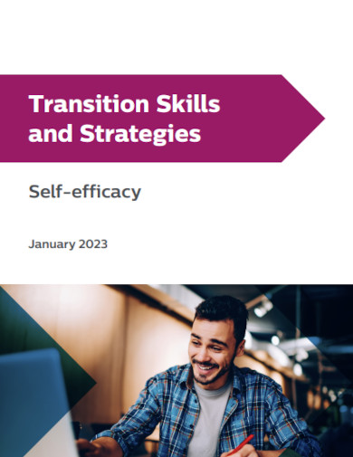 self efficacy transition skills and strategies