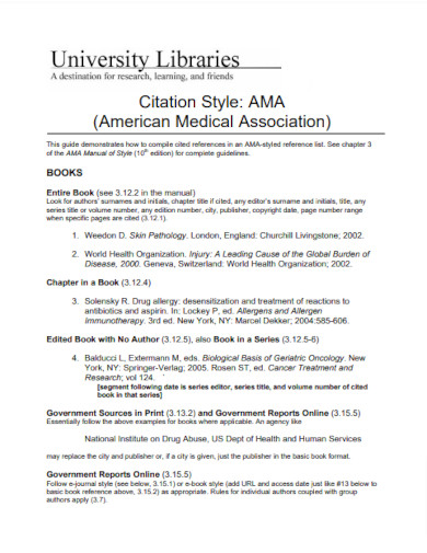 standard ama citation style example