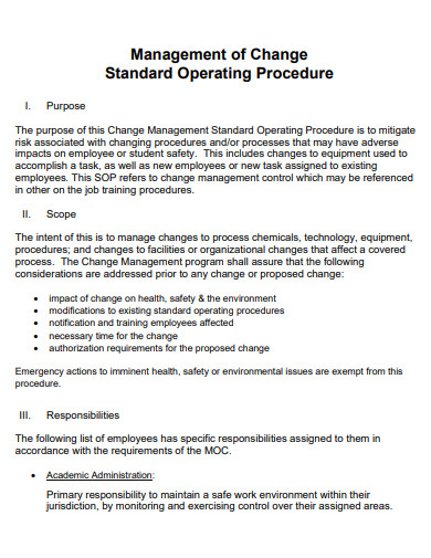 30+ Standard Operating Procedure Examples in MS Word | Pages | Charts ...