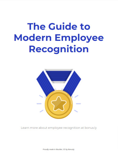 the guide to modern employee recognition