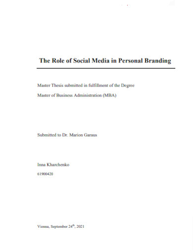 the role of social media in personal branding