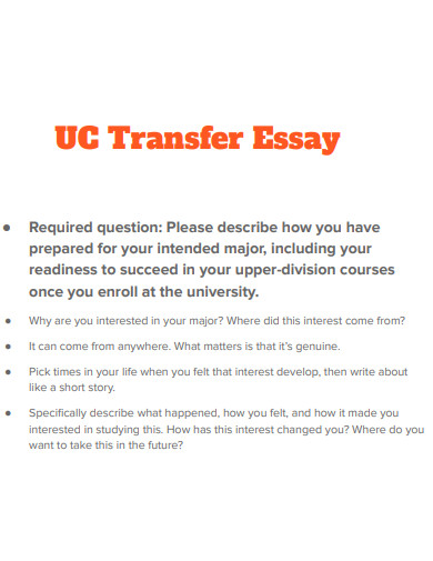 uc essay leadership examples