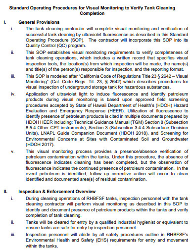 30+ Standard Operating Procedure Examples in MS Word | Pages | Charts ...