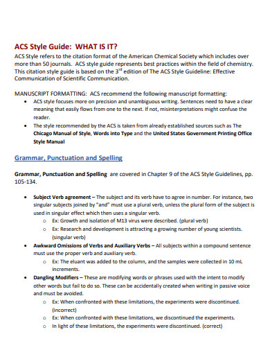 29+ ACS Citation Example in PDF | Examples