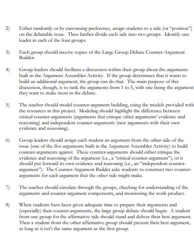 29 Counter Argument Examples In Pdf Examples 6299