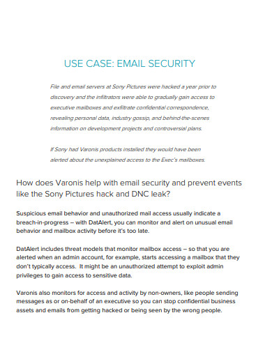 email use case