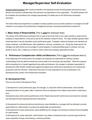 29+ Self-Appraisal Examples in Google Docs, Word, PDF, Apple Pages ...