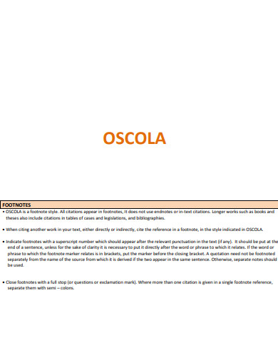 oscola Footnote