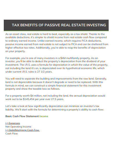 real estate passive income