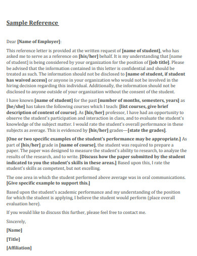 29+ Job Reference Examples in Outlook, Google Docs, Word, Apple Pages ...