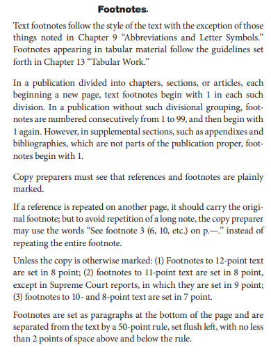 text Footnote