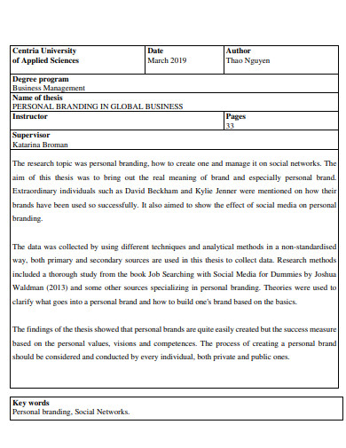 30+ Personal Branding Examples in PDF, DOCS | Examples