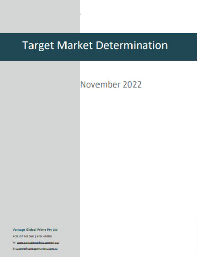 creative target market determination example