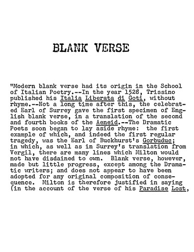 draft blank verse example