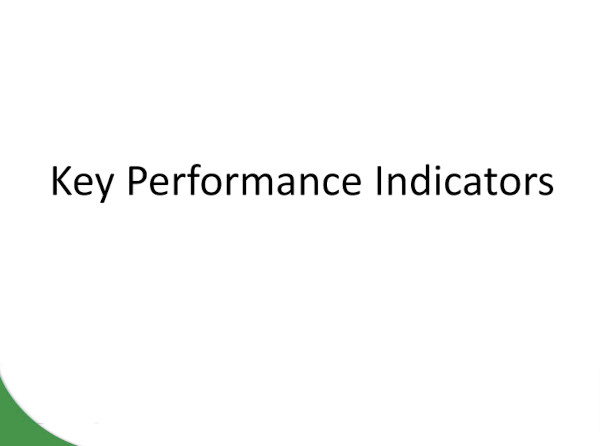 editable key performance indicators example