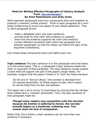 30+ Literary Analysis Examples PDF | Google Docs | Pages | DOC | Examples