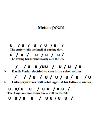 Meter In Poem Examples For Kids 30 Meter Poem Examples Meter In Poem Examples For Kids 30 Meter Poem Examples