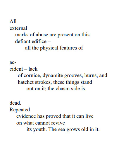 generic baroque poem example