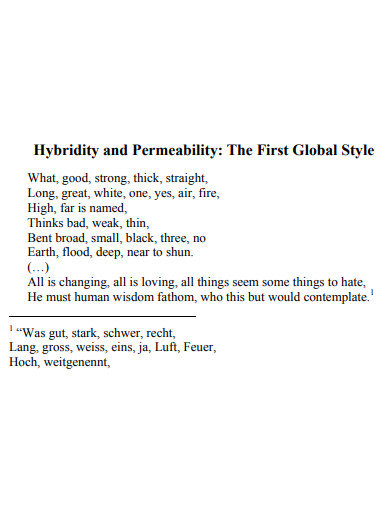 global baroque poem example