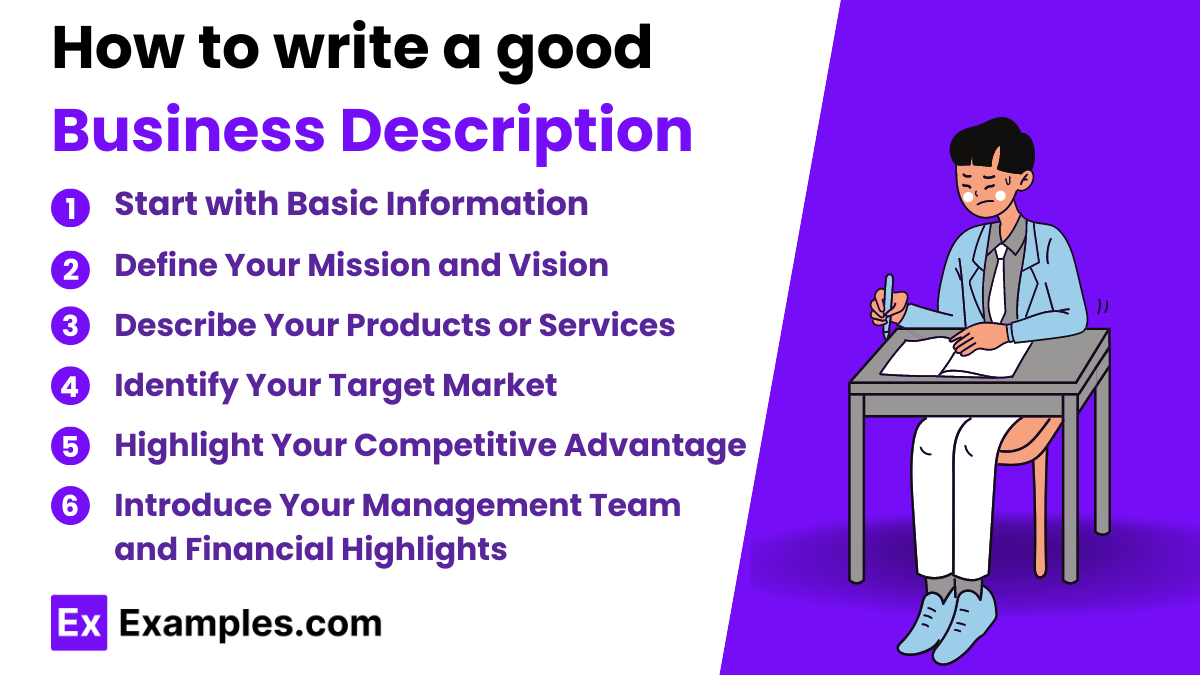 How to write a good Business Description