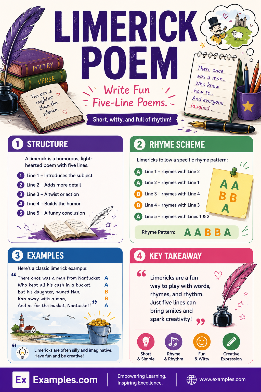 30+ Limerick Poem Examples to Download