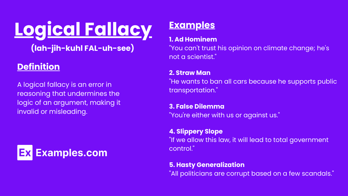 Equivocation Fallacy