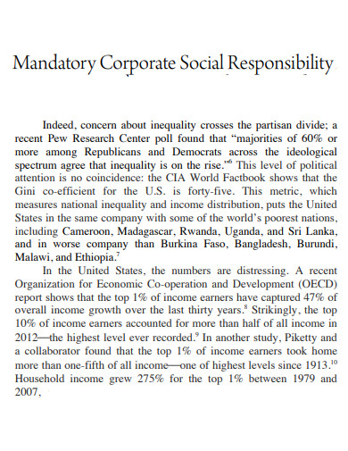 30 Corporate Social Responsibility Examples In Pdf Examples