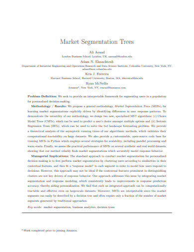 importance of market segmentation essay