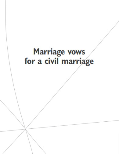 marriage vows for a civil marriage