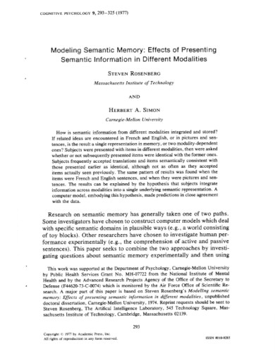 19+ Semantic Memory - Examples, PDF, Google Docs | Examples