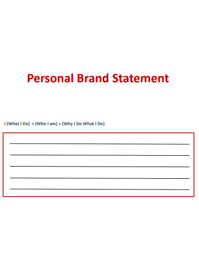 personal brand conclusion statement 