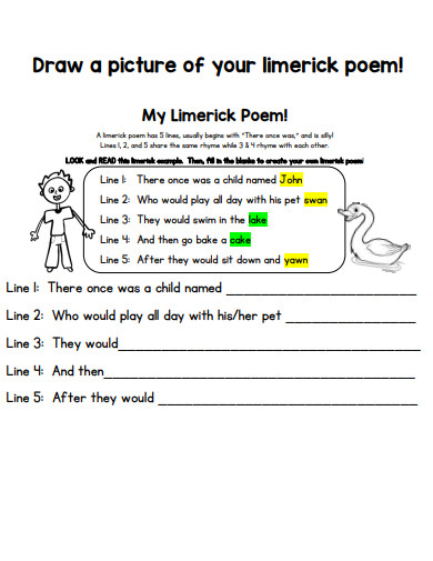 30+ Limerick Poem Examples in PDF | Examples