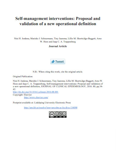 proposal and validation of a new operational definition