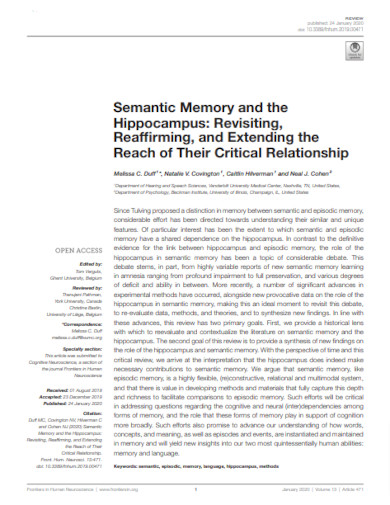 19+ Semantic Memory - Examples, PDF, Google Docs | Examples