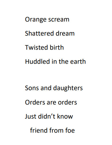 short verse poem