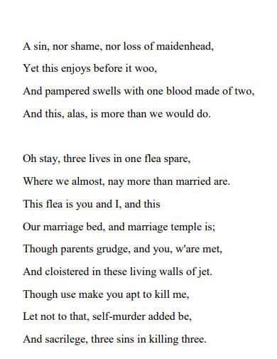 standard baroque poem example