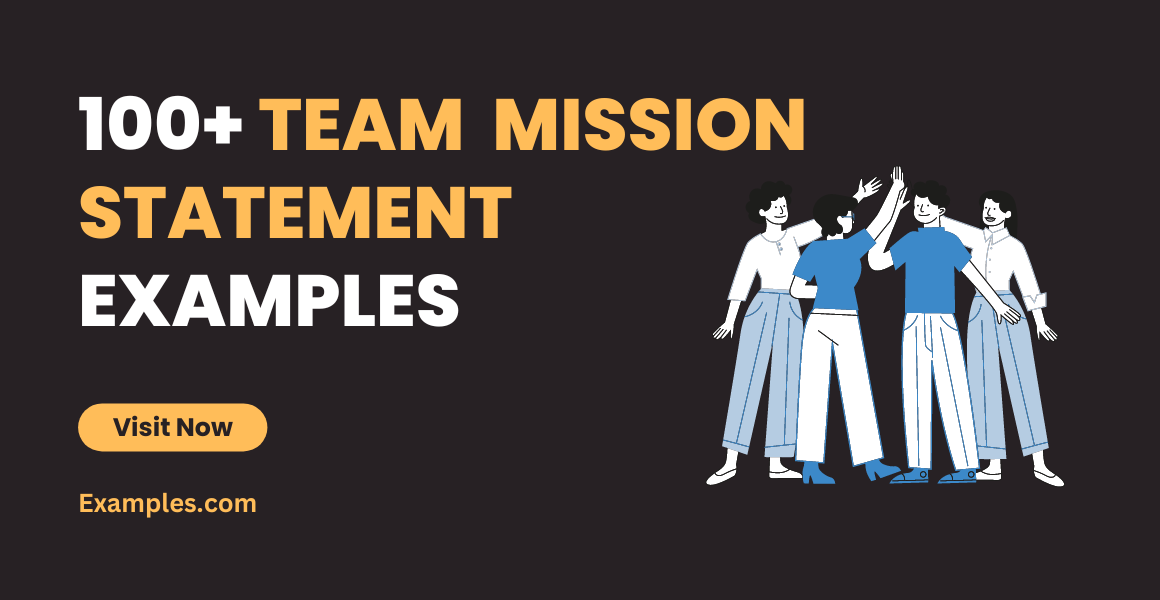 Team Mission Statement Examples