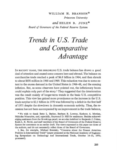 trade and comparative advantage example