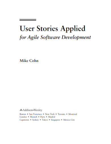 user stories applied example