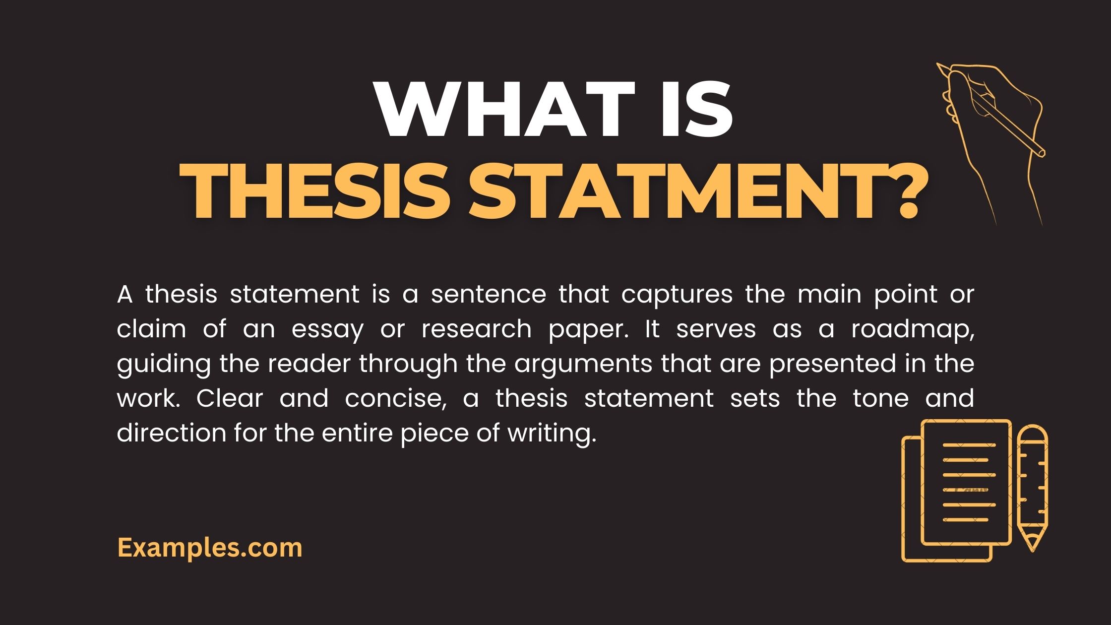 formatting a thesis statement
