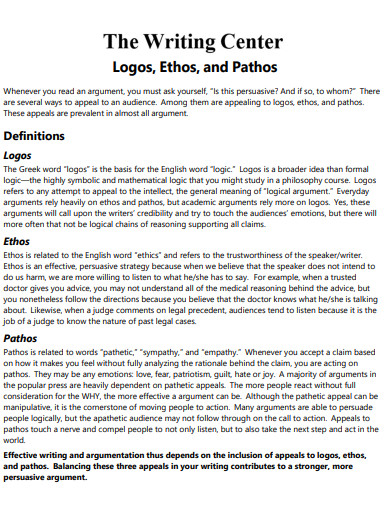 30 Ethos Pathos Logos Examples In Pdf Excel Examples