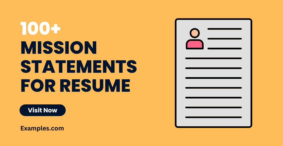 mission statements for resume