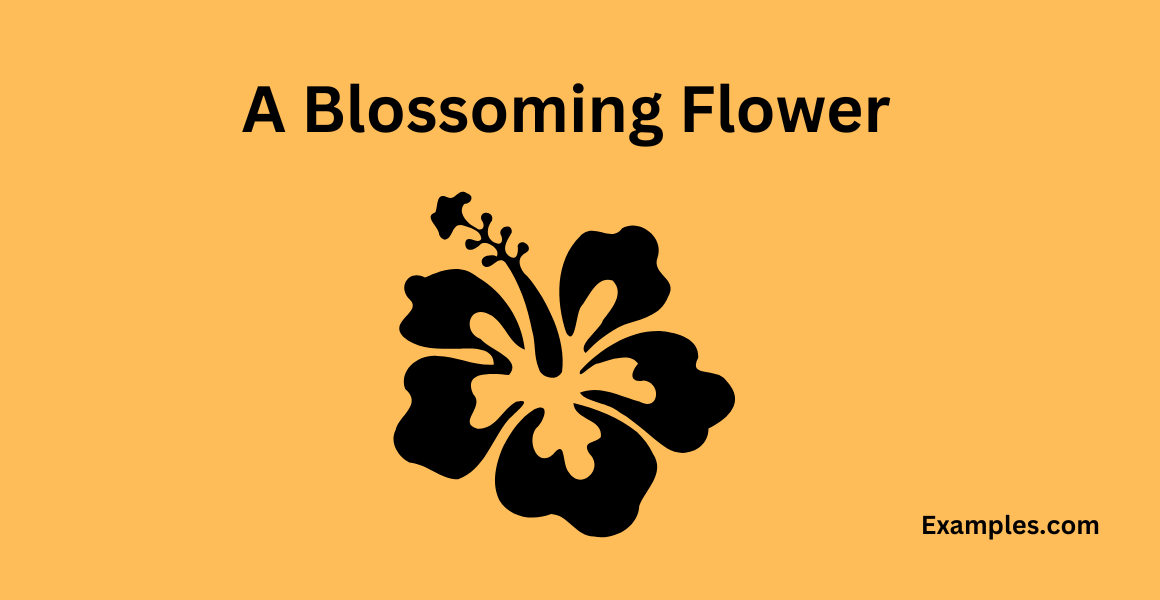a blossoming flower metaphor